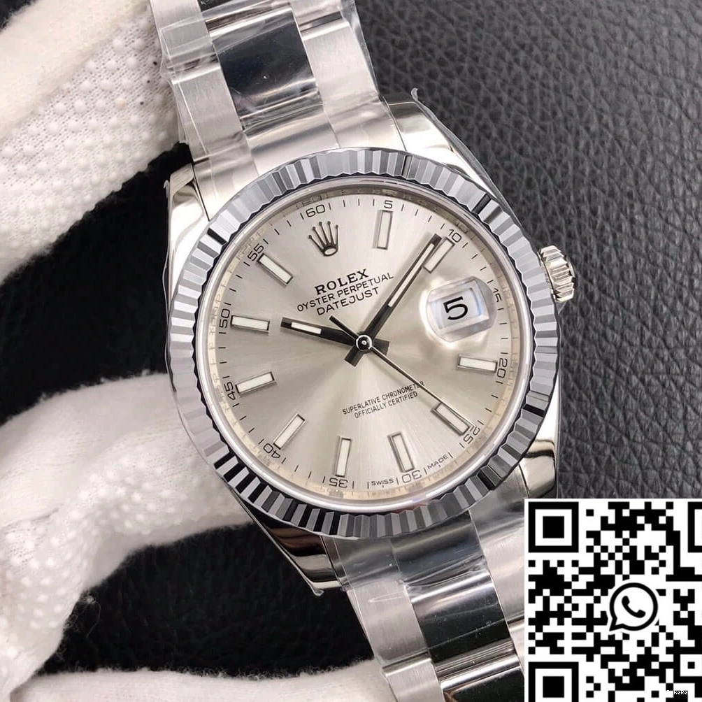M126334-0003 Rolex Dial Silver Datejust Factory VS 0423